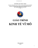 Giáo trình Kinh tế vĩ mô (Giáo trình đào tạo từ xa): Phần 1