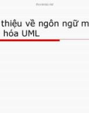 Bài giảng Phân tích thiết kế hướng đối tượng: Giới thiệu về ngôn ngữ mô hình hóa UML - Trương Ninh Thuận