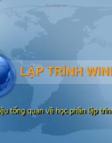 Bài giảng Lập trình Windows: Chương 1 - Một số khái niệm cơ bản