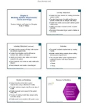 Lecture Chapter 5: Modeling systems requirements - Events and things