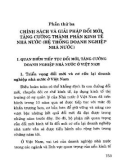 Lý luận, chính sách và giải pháp Đổi mới tăng trưởng thành phần kinh tế nhà nước: Phần 2