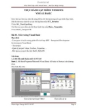 Bài giảng Thực hành lập trình Windows Visual Basic: Bài 01-04 - Phạm Ngọc Hưng