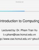 Introduction to Computing: Lecture 1 - Dr. Pham Tran Vu