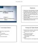 Lecture Network + Guide to Networks (5th edition) - Chapter 5: Transmission basics and Networking media