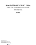 HSBC GLOBAL INVESTMENT FUNDS investment company with variable capital incorporated in Luxembourg - JULY 2012