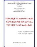 Khóa luận tốt nghiệp Hóa vô cơ: Tổng hợp và khảo sát khả năng hấp phụ ion Cd2 của vật liệu nano Y0.7Sr0.3Feo3