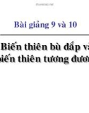 Bài giảng Kinh tế học vi mô dành cho chính sách công: Bài 9 và 10 - GV. Đặng Văn Thanh