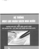 Hướng dẫn lập, thực hiện, quyết toán các khoản thu chi theo Luật ngân sách nhà nước và hệ thống mục lục ngân sách nhà nước: Phần 1