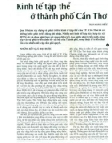 Kinh tế tập thể ở thành phố Cần Thơ