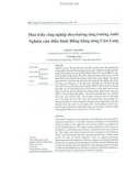 Phát triển công nghiệp theo hướng tăng trưởng xanh: Nghiên cứu điển hình đồng bằng Sông Cửu Long