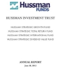 HUSSMAN INVESTMENT TRUST