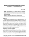 Identify cross-border tax arbitrage of multi-national enterprises in global business context