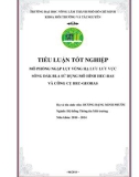 Tiểu luận tốt nghiệp Hệ thống thông tin môi trường: Mô phỏng ngập lụt vùng hạ lưu lưu vực sông Đắk Bla sử dụng mô hình Hec-Ras và công cụ HEC-GeoRAS