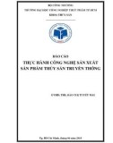 Báo cáo thực hành: Công nghệ sản xuất sản phẩm thủy sản truyền thống