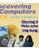 Bài giảng Khám phá máy tính - Chương 3: Phần mềm ứng dụng