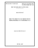 Luận án Tiến sỹ Vật lý: Hiệu ứng trộn của các boson chuẩn trong mô hình 3-3-1 và mô hình 3-3-1-1