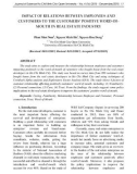 Impact of relations between employees and customers to the customers' positive Word-of-Mouth in real estate industry