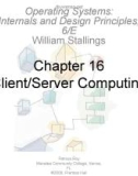 Lecture Operating systems: Internals and design principles (6/E): Chapter 16 - William Stallings