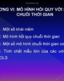 Bài giảng Kinh tế lượng: Chương 6 - Nguyễn Thị Thùy Trang