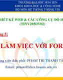 chương 5: làm việc với form-tk web & đồ họa