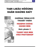 Tài liệu hướng dẫn giảng dạy thiết kế wed với photoshop