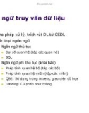 Bài giảng Hệ quản trị cơ sở dữ liệu: Chương 5 - GV. Đặng Thị Kim Anh