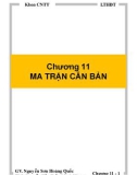 Bài giảng Lập trình hướng đối tượng: Chương 11 - Nguyễn Sơn Hoàng Quốc, ThS. Nguyễn Tấn Trần Minh Khang