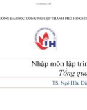 Bài giảng Nhập môn lập trình: Bài 1 - TS. Ngô Hữu Dũng