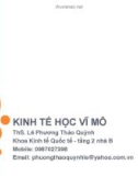 Bài giảng Kinh tế học vĩ mô: Chương 2 - ThS. Lê Phương Thảo Quỳnh