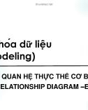 Bài giảng Mô hình hóa dữ liệu - Phần 1