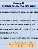 Bài giảng Nguyên lý thống kê kinh tế: Chương 6 - ThS. Nguyễn Văn Phong