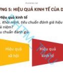 Bài giảng Kinh tế doanh nghiệp thương mại: Chương 5 – ĐH Thương mại