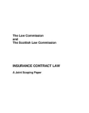 INSURANCE CONTRACT LAW