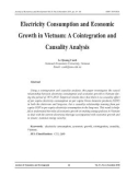 Electricity consumption and Economic growth in Vietnam: A cointegration and causality analysis