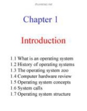 Lecture Operating system: Chapter 1 - TS. Nguyễn Văn Hiệp