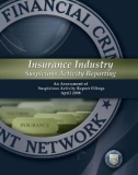 Insurance Industry Suspicious Activity Reporting