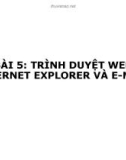 Bài giảng Hệ điều hành windows: Bài 5 - NguyễnQuốcSử