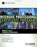 INTENSIVE PROFESSIONAL CERTIFICATE PROGRAMS