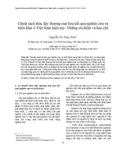 Chính sách thúc đẩy thương mại hóa kết quả nghiên cứu và triển khai ở Việt Nam hiện nay: Những ưu điểm và hạn chế