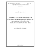 Luận án Tiến sỹ y học: Nghiên cứu một số đặc điểm dịch tễ học viêm nhiễm đường sinh dục dưới ở phụ nữ nông thôn miền núi tỉnh Thái Nguyên và hiệu quả giải pháp can thiệp