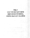 Bình đẳng giới và phòng, chống bạo lực gia đình - Hệ thống các văn bản quy định hiện hành liên quan: Phần 2