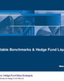 Investable Benchmarks & Hedge Fund Liquidity