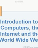 Lecture Object Oriented Programing - Chapter 1: Introduction to computers, the internet and the World Wide Web