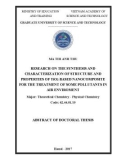 Abstract of Doctoral thesis: Research on the synthesis and characterization of structure and properties of TiO2-based Nanocomposite for the treatment of some pollutants in air enviroment