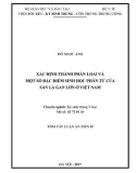 Tóm tắt Luận án tiến sĩ Y học: Xác định thành phần loài và một số đặc điểm sinh học phân tử của sán lá gan lớn tại Việt Nam