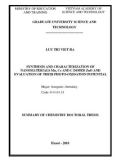 Summary of chemistry doctoral thesis: Synthesis and characterization of doped Mn, Ce and C to ZnO nanoparticles and evaluation of their photo-oxidation potentiability