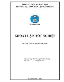 Đồ án tốt nghiệp ngành Kỹ thuật môi trường: Nghiên cứu chế tạo than hoạt tính từ vỏ trấu bằng phương pháp oxy hóa và ứng dụng làm chất hấp phụ trong xử lý nước thải