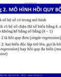 Bài giảng Kinh tế lượng 1: Chương 2 - Bùi Dương Hải (2017)