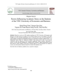 Factors influencing academic stress on the students of the VNU University of economics and business