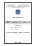 Summary of doctoral thesis in Chemistry: Research on the development of analytical method for methyl mercury in biological and environmental samples in Than Sa gold mine, Thai Nguyen